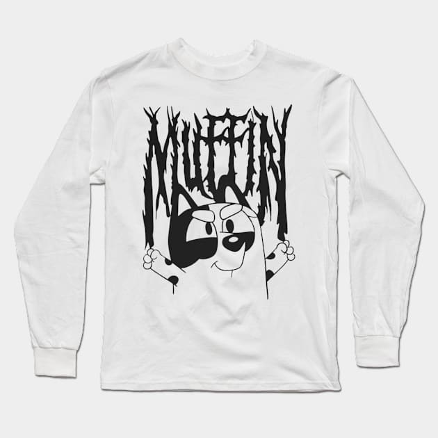 muffin metal funny Long Sleeve T-Shirt by GapiKenterKali